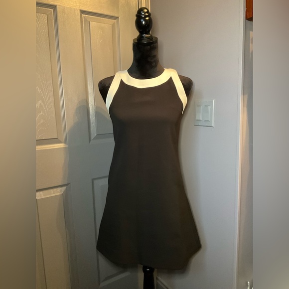 ADA MISS small black and white mini dress - Picture 1 of 5